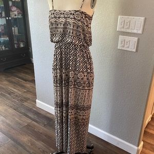 Brown and White Dress Womens. New condition